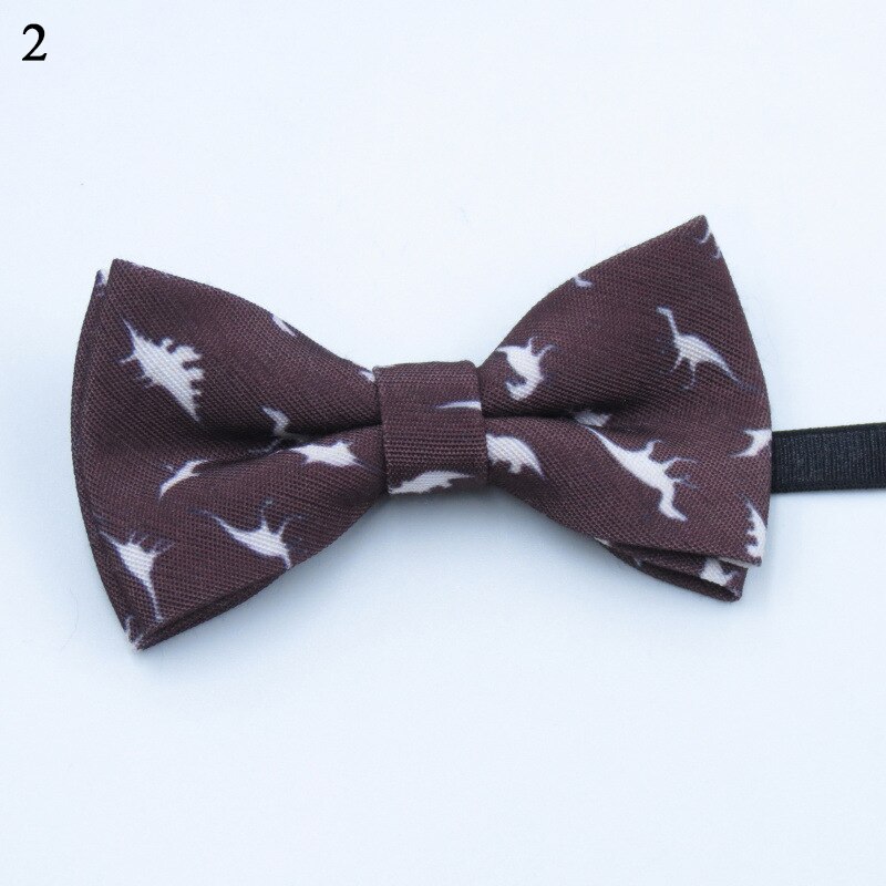 Enfants garçon classique noeud papillon à lacets papillon dinosaure noeud papillon petit dinosaure imprimer fête de mariage enfant cravate