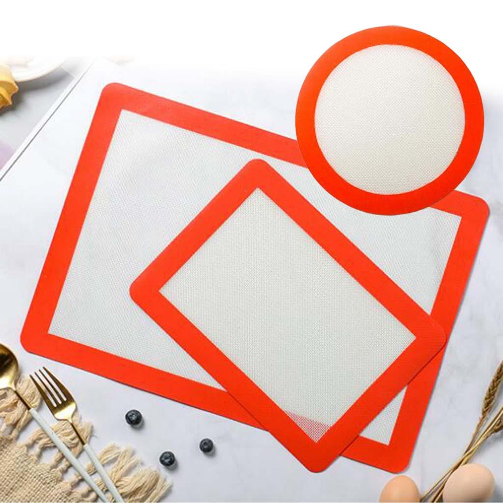 Non Stick Silicone Baking Mat Bake Tray Baking Supplies Oven Liner Baking Sheet for Pastry Macaron Bread Pizza Cookies