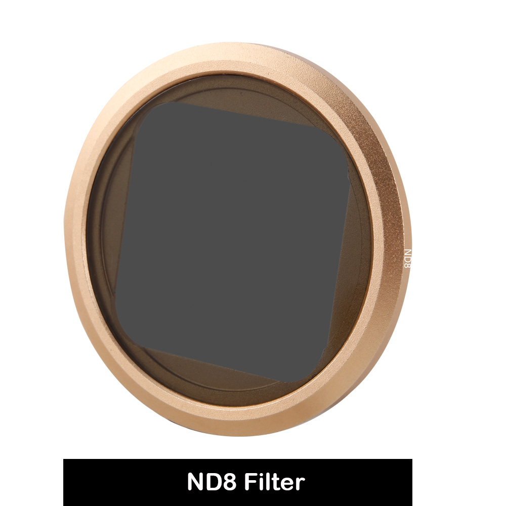 Filtre caméra pour Gopro Hero 8 objectif noir Sport Action Hero8 corps gros plan ND CPL polariseur polaire filtres accessoires de protection: ND8