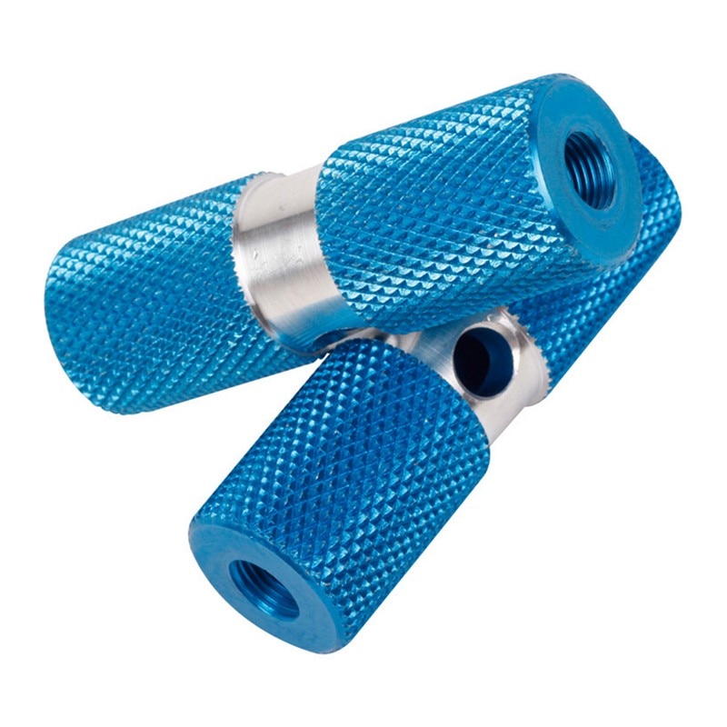 Pedal antideslizante de aluminio para bicicleta, 2 uds./lote, apoyos delanteros y traseros, palanca cilíndrica, accesorios para bicicletas