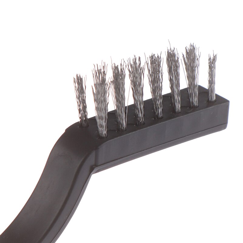 Mini Edelstahl Rost Pinsel Durcheinander Reinigung Polieren Detail Metall Pinsel Draht Zahnbürste Reinigung Werkzeug Familie Bausatz 3Stck