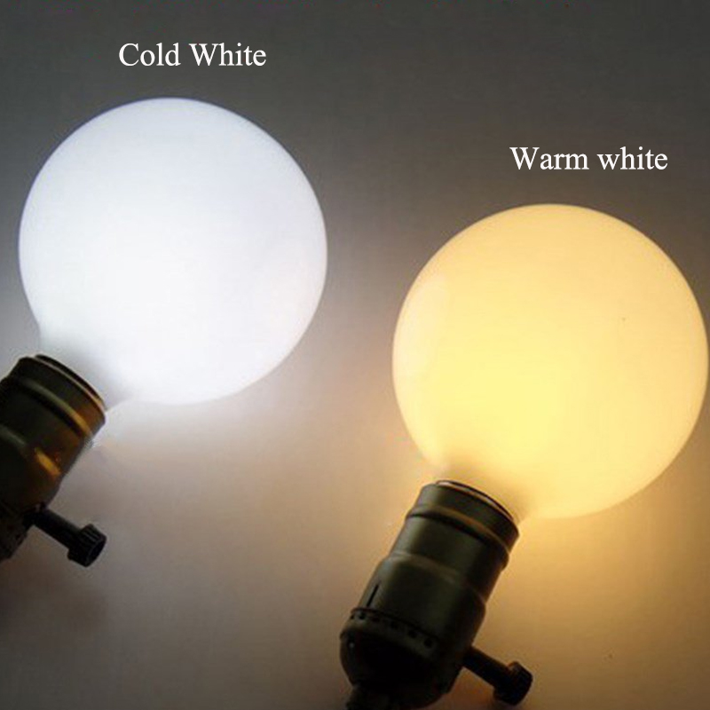G45 G50 G60 G80 G95 G125 E27 LED Melk Witte Gloeilamp Dressoir Lens LED Lamp Bruiloft Decoratie Lichtbron