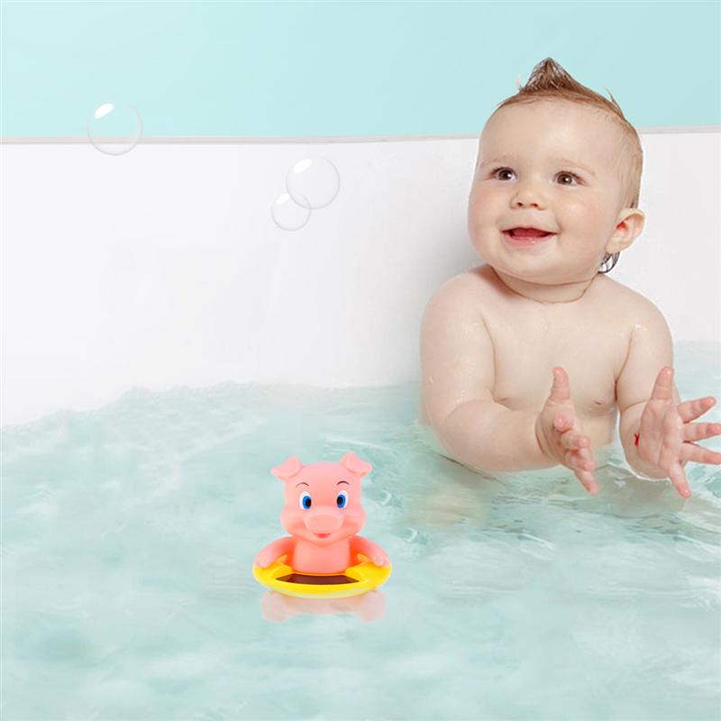 Søde flydende bad elektronisk termometer tegneserie dyreform badekar termometer til baby legetøj badekar svømmepøl