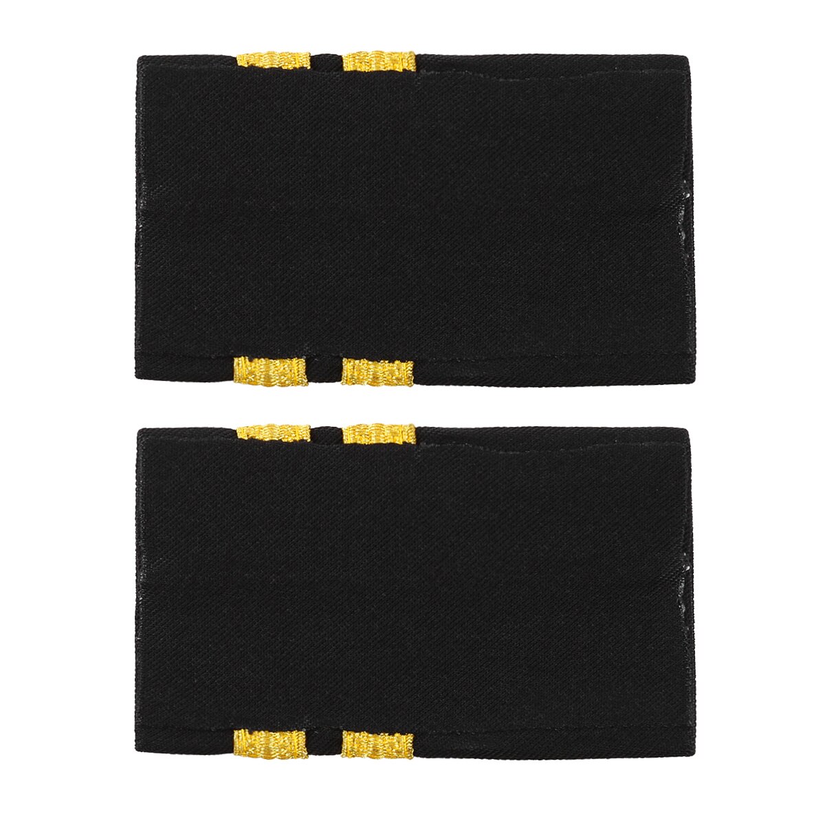 1 paar Pilot Kapitän Gold Streifen Bar Epauletten Einheitliche Professionelle Dekoration Schulter Bretter Epaulette DIY Abzeichen für Kleidung