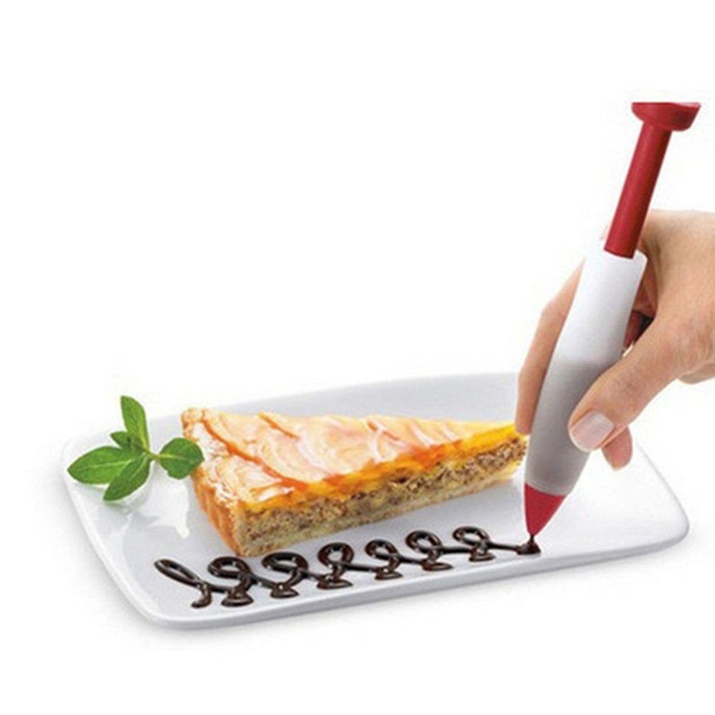 Kitchen Cake Writing Pen Silicone Pastry Pen DIY Squeeze Sauce Decor Pastry Baking Tools Chocolate Cake Marmalade Decoratiom