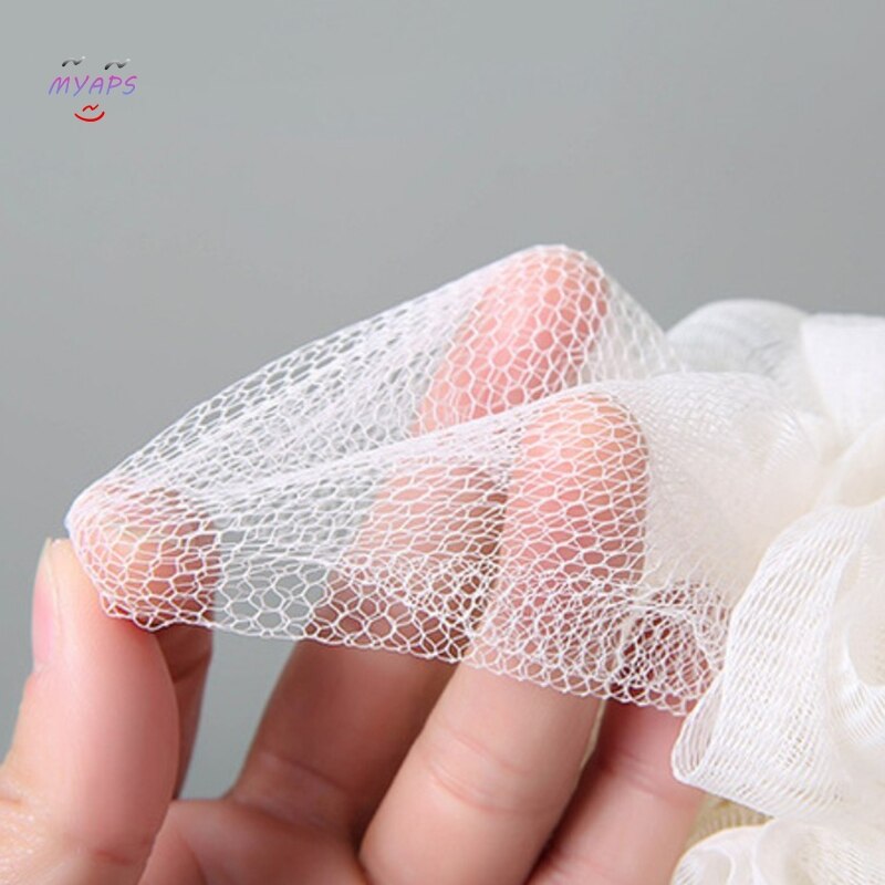 Cartoon Pink Plush Star Bath Ball Sponge Shower Mesh Pouf Body Scrubber Puff Bath Supplies