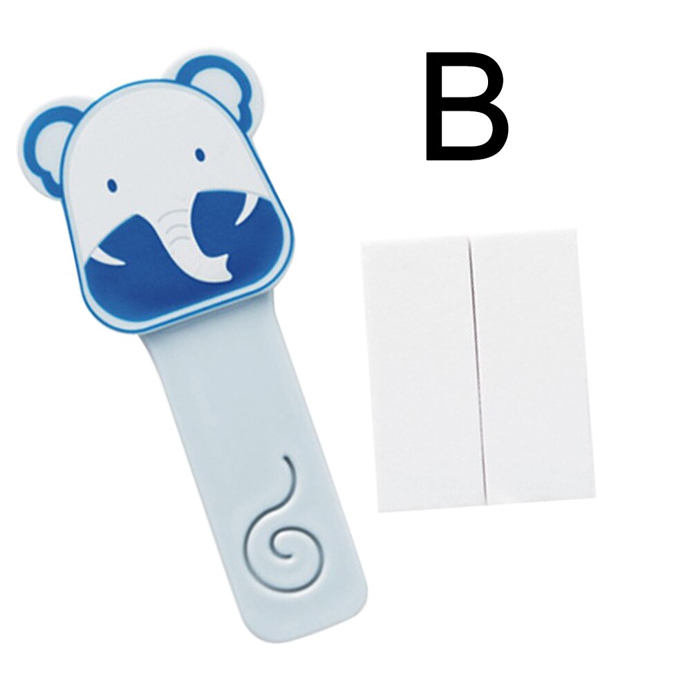 Mignon dessin animé toilette couverture dispositif de levage salle de bain couvercle poignée autocollant siège sanitaire accessoires J2Y: b