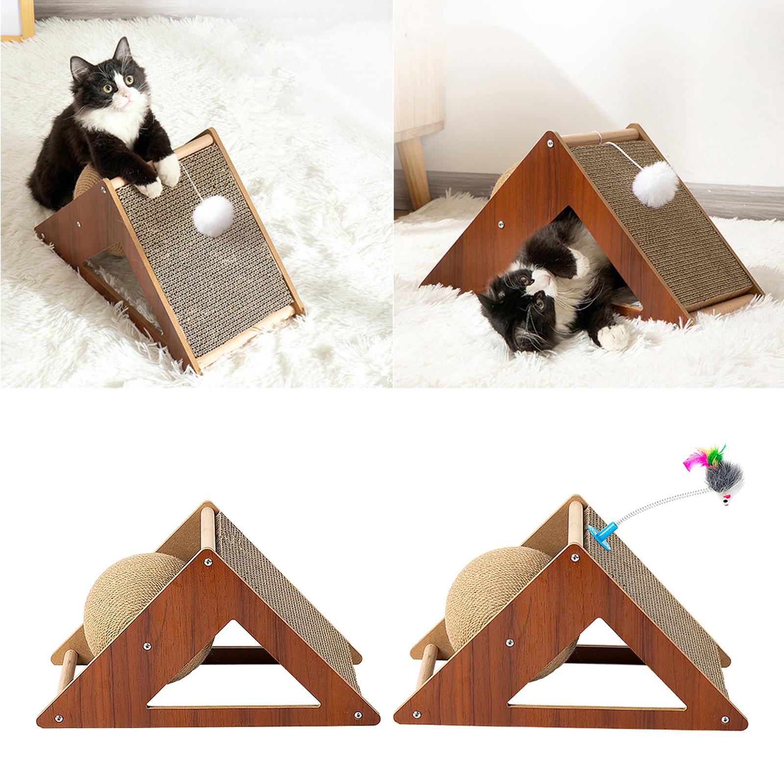 Kat Speelgoed Interactieve Kat Scratcher Board Kitten Sisal Touw Bal Scratch Paws Pet Slijpen Krassen Katten Voor Scratcher Speelgoed