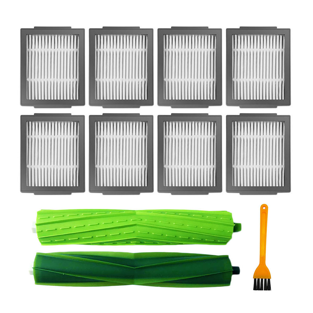 Hepa-filter, hauptbürste, seitenbürste, staubbeutel für irobot roomba  i3 i3+ i4 i4+ i5 i6 i7 i8 j5 j5+ j6 j6+ j7 j7+ j8 j8+ j9 j9+ e5 e6 e7: Lavendel