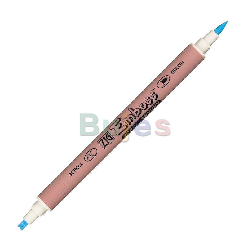 Kuretake Zig Emboss Twin Tip ,Embossing easily creates dimension and surface texture,Waterbased Ink,Available in 4 sizes: TC-5100 2pcs