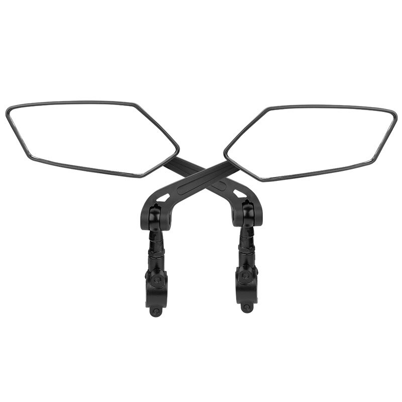 Miroir de vue arrière de vélo, support métallique, montage latéral sur le guidon, réflecteur de vue arrière de Scooter électrique, Rotation pivotante, lentille réglable: VMR-007 L1R1