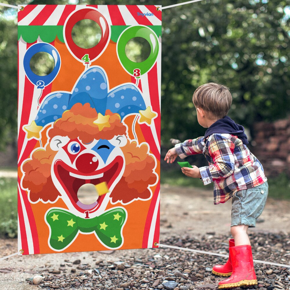 5PCS/SET Safe Funny Eco-friendly Play Bean Bags Cornhole Gaming Throwing Bags Game Beanbags for Children Cainival Party