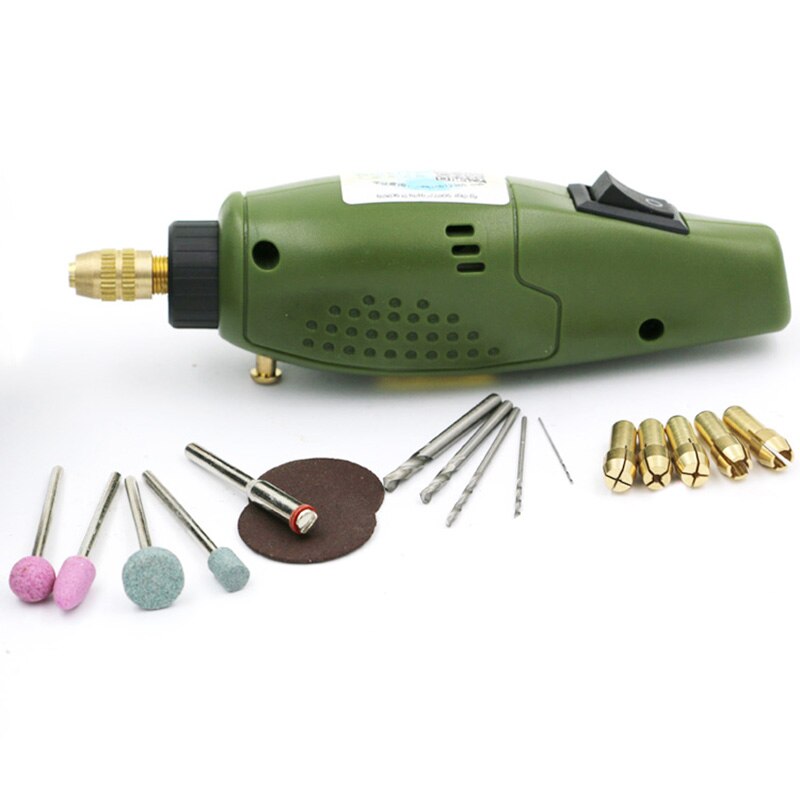 Elektrische Grinder Mini Boor Voor Dremel Slijpen Set 12V Dc Dremel Accessoires Tool Voor Frezen Polijsten Boren Snijden Engrav: Default Title