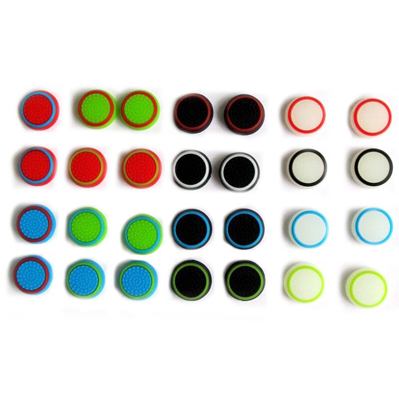 2 pz/set Joystick Rocker Cap Set Per PS3 PS4 XBOX ONE Cap Rocker Impugnatura A due colori Della Copertura Del Silicone TSLM1