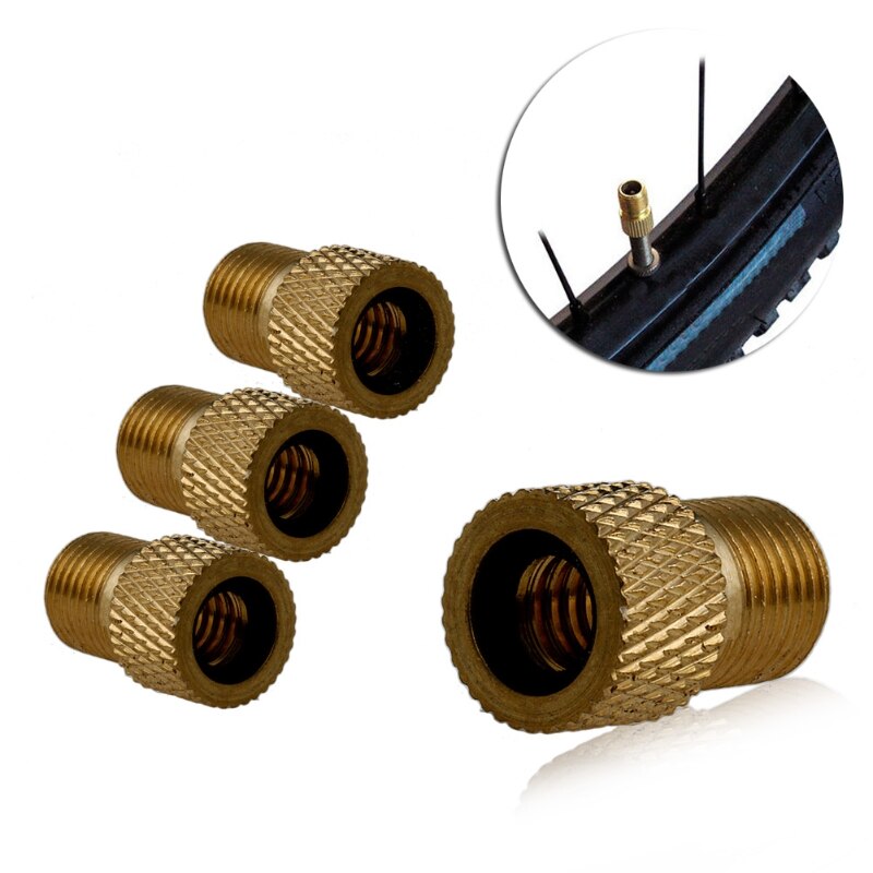 Presta to Schrader Pump Bicycle Bike Valve Adaptor