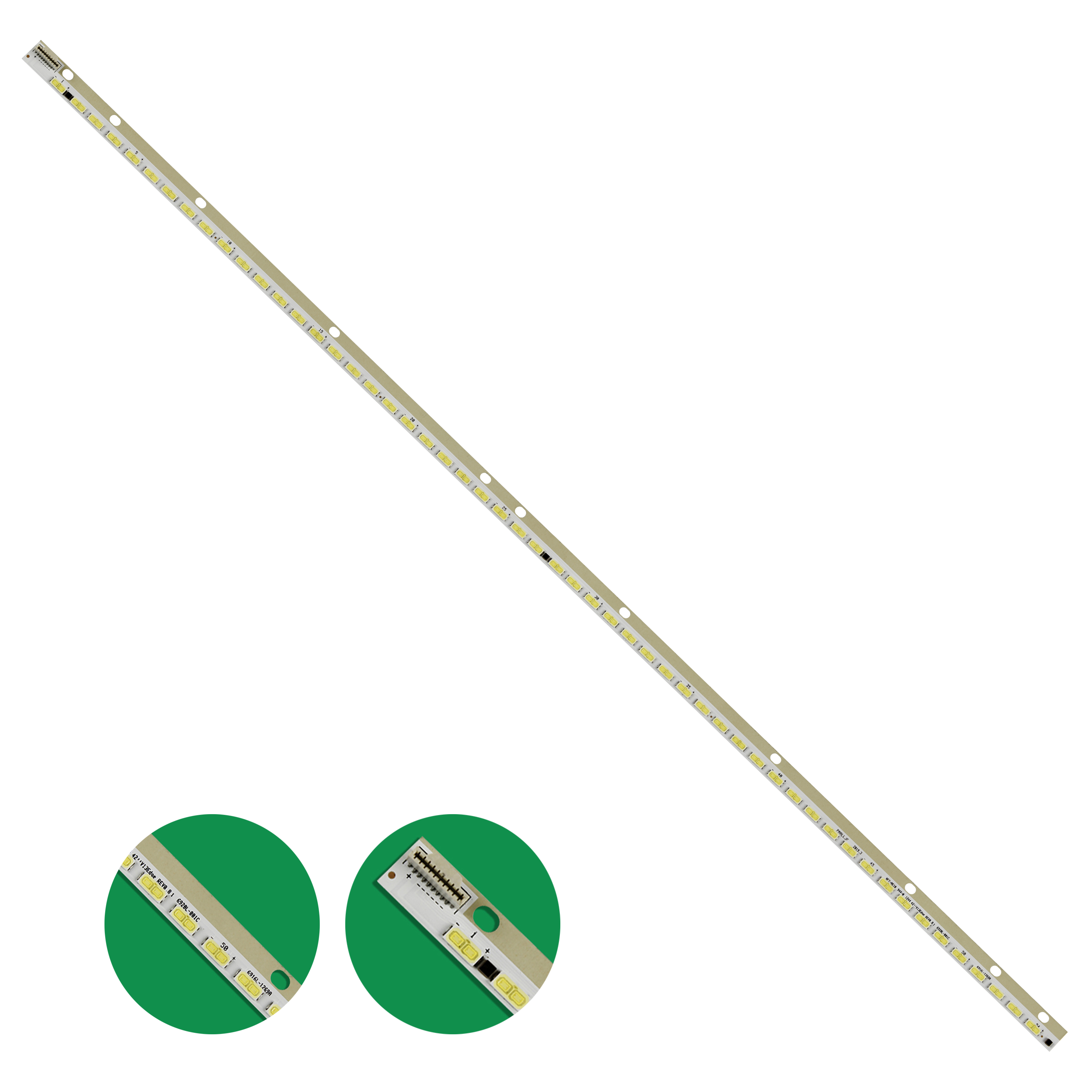 LED backlight strip bar 54 LEDs voor LG 42 "V13 Rand REV0.8 42LA644V 6920L-0001C 6916L-1269A 6922L-0103A 6922L-0062A 6916L-1316A