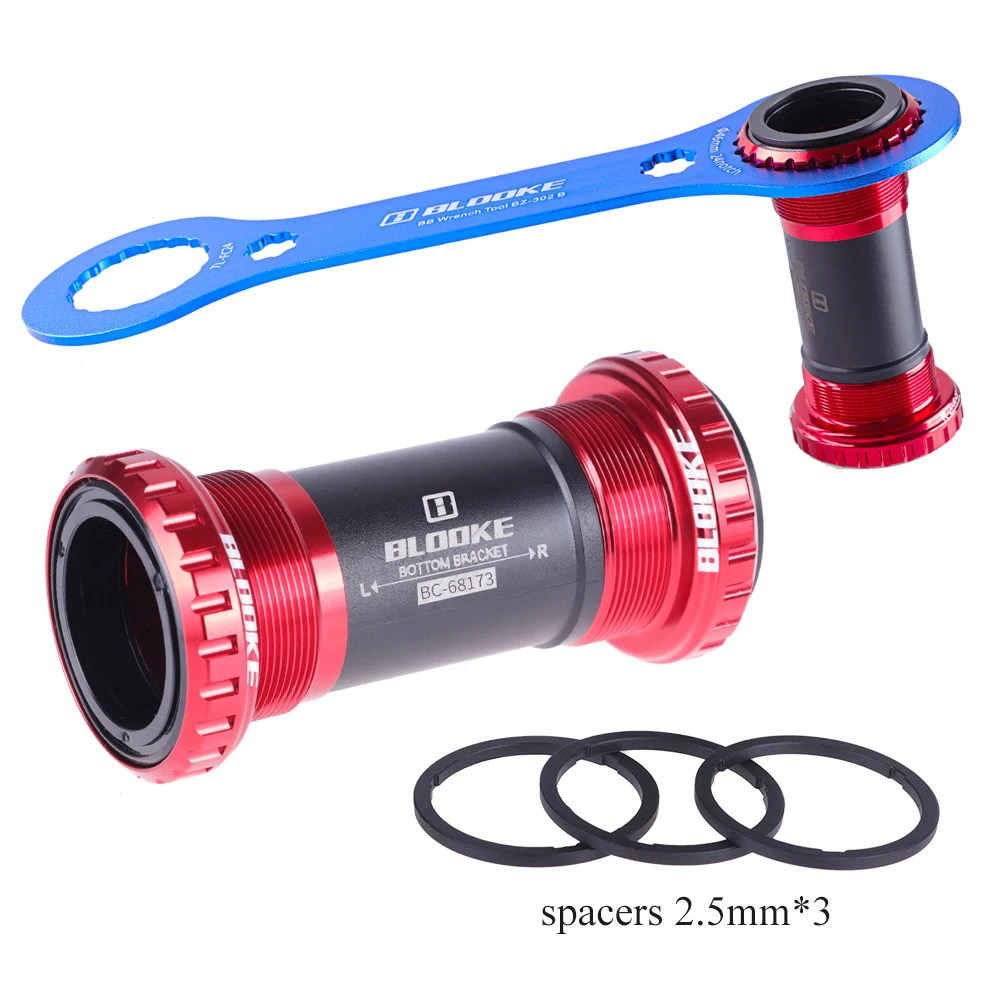 BSA DUB BB-soporte inferior BSA68 para bielas y bielas de SR-AM, 3 colores, 68/73mm, 28,99mm, movimiento Central, rosca sellada, 2 rodamientos
