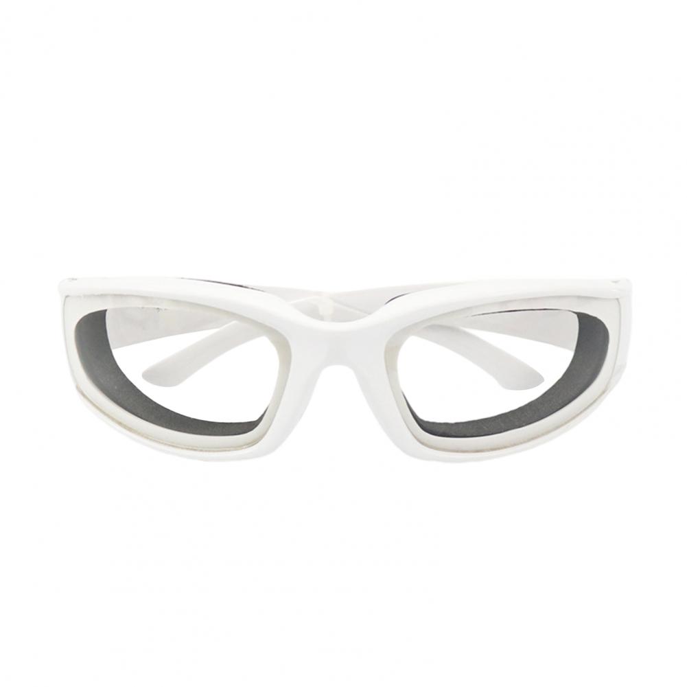 Gafas de seguridad para el hogar, Protector ocular de plástico resistente al viento para asar a la parrilla, barbacoa, cocina: White