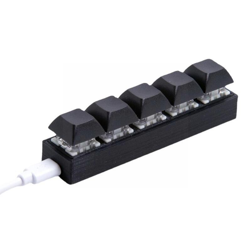 Wired 5-key Small Keyboard Macro Keyboard Combination Accessory Shortcut Usb Keyboard Keyboard Keycaps Mechanical Mini Cust Y0H2