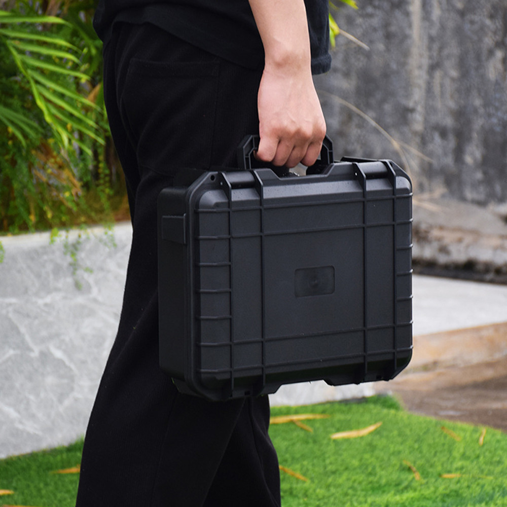 1pc waterdichte harde draagtas tas gereedschapskoffer met voorgesneden spons opbergdoos veiligheidsbeschermer organisator hardware gereedschapskist impact