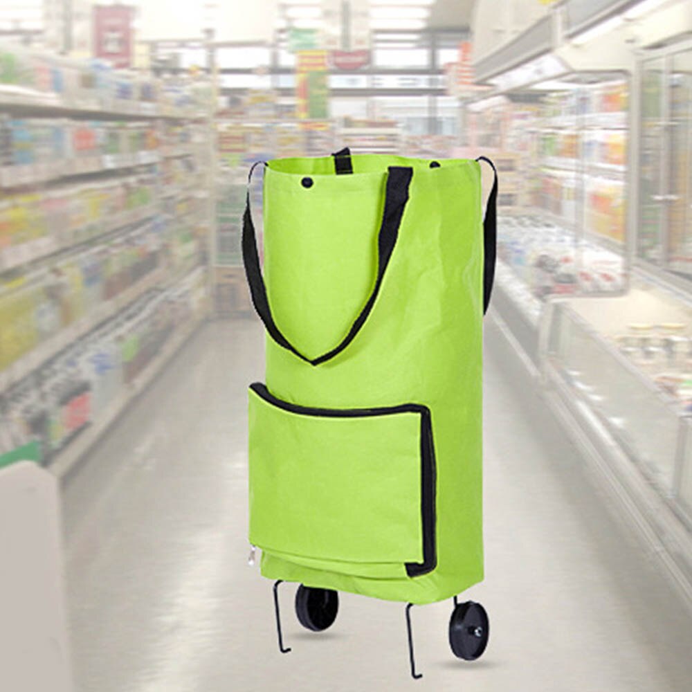 High Capacity Shopping Food Organizer Trolley Bag On Wheels Bags Folding Portable Shopping Bags Buy Vegetables Bags