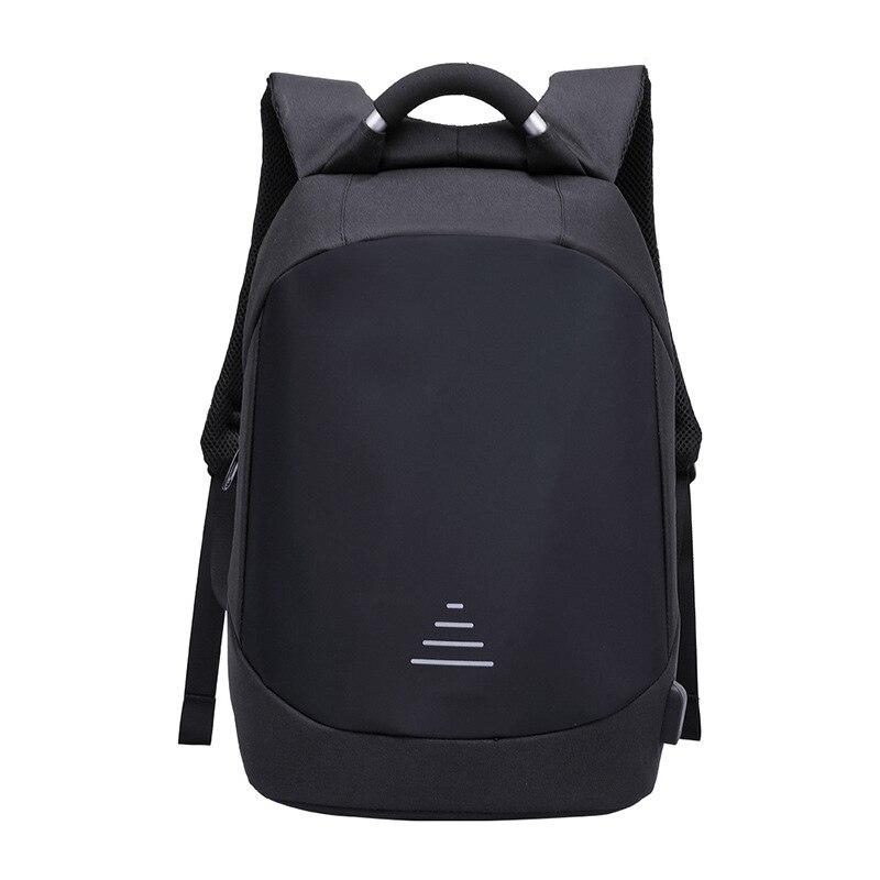 Männer Wasserdichte Anti diebstahl Laptop Rucksäcke Modernistischen Blick Wasserdicht mit USB Lade Port 15,6 Notebook Reise Rucksack: black 1