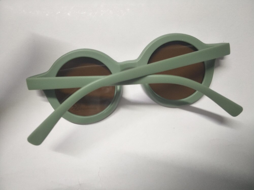 2-6Y Kid Eye occhiali da sole Vintage Girls Cute occhiali da sole Party Eyewear Shades Lovely Children studenti per regalo UV400: green