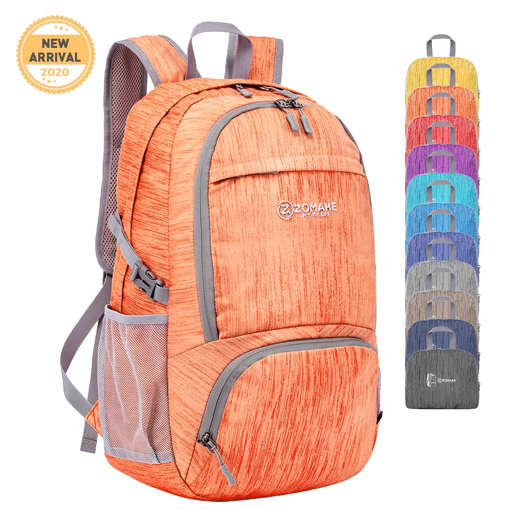 40l Folding Hiking Backpack Waterproof Men Rucksack mountaineering Laptop Travel Backpack Weekender Ultralight Backpack Camping: 131D