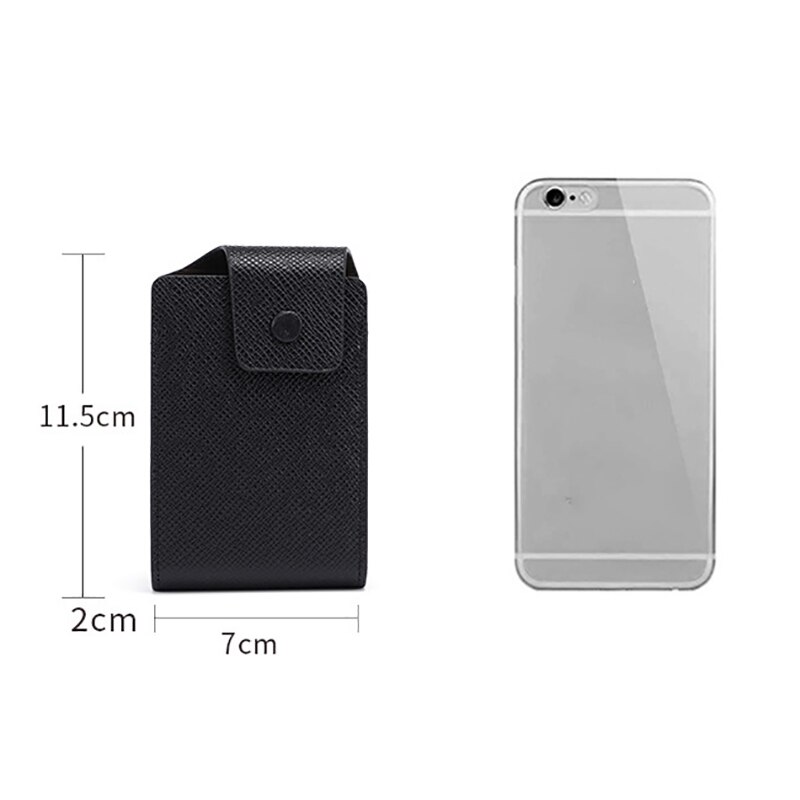 PU Leather Business Card Holder Organizer Hasp Men Women Bank Credit Card Holder Bag ID Card Wallet