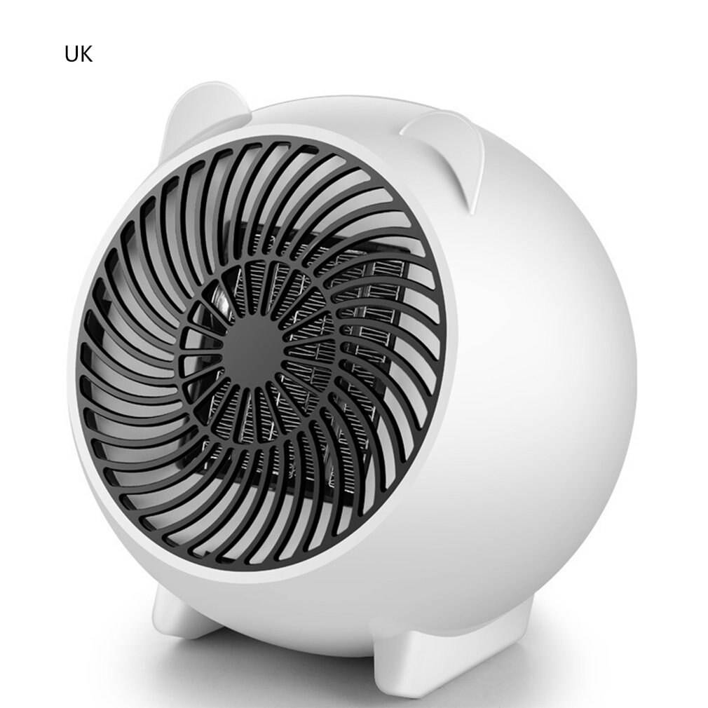 Small Fan Heater Electric Fan Heater Portable Fan Heating Space Heater Home Office Desktop Heating Warm Air Fan: Default Title