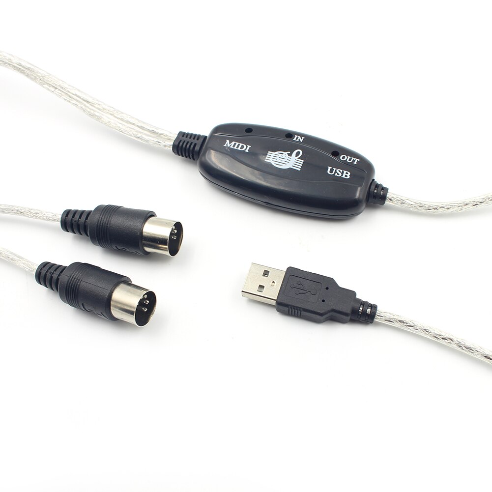 2m Midi- Kabel zu USB in-aus Konverter PC zu Tastatur Musik Adapter Kabel