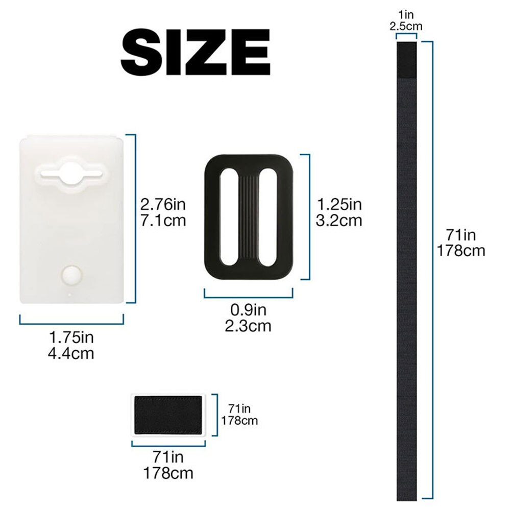 Solar Pool Cover Reel Attachment Kit 8pcs Blanket Straps &amp; 8pcs Buckles &amp; 8pcs Clips For In Ground Swimming Pool Outside