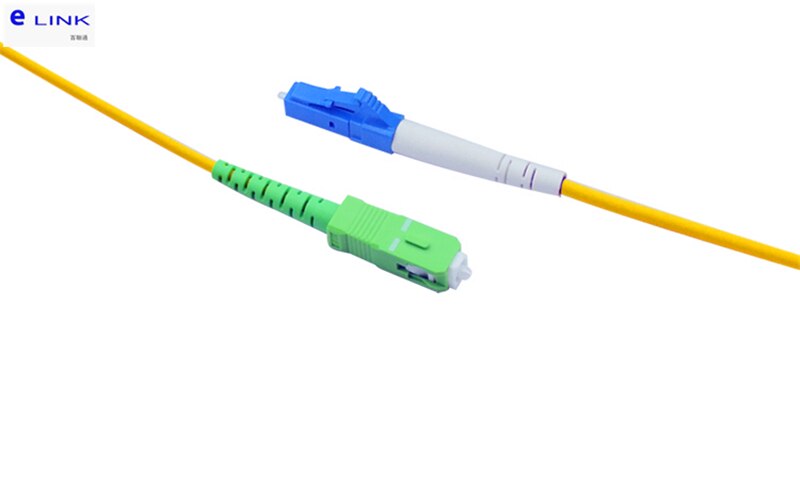 Cable de fibra óptica SM Simplex SC/APC-LC/UPC, 1M, 2M, 3M, 5M, 7M, 10M, LC-SCA, SX, , 0,3db, 10 Uds.