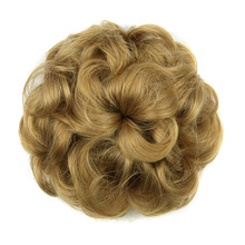 Soowee 8 Kleuren Bloemvorm Synthetisch Haar Krullend Haar Chignon Rubber Band Knot Donut Haar Roller Haarstukken voor Vrouwen