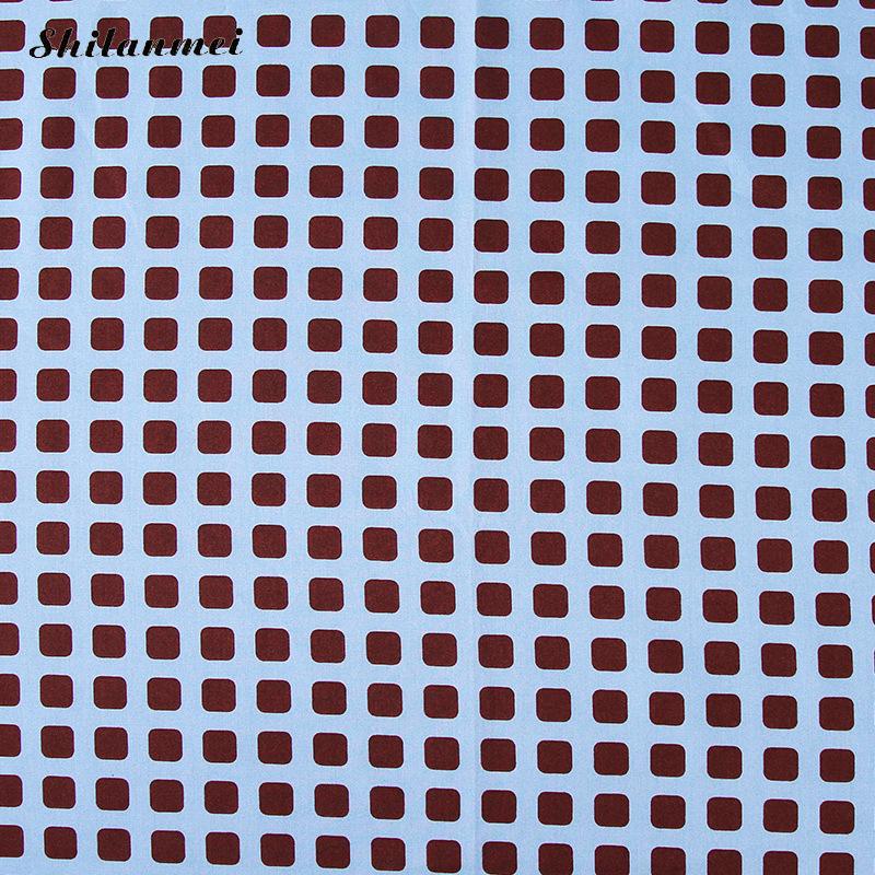 1,42 m * 2m Vorhang Stoff Baumwolle Leinen Stoff Textil Für Patchwork Tischdecke Sofa Handwerk Materialien Gitter Kleidung Stoff: Blau