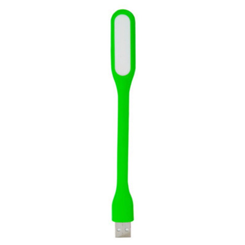 mini USB LED book light summer flexible foldable USB LED light mobile power computer notebook: Green