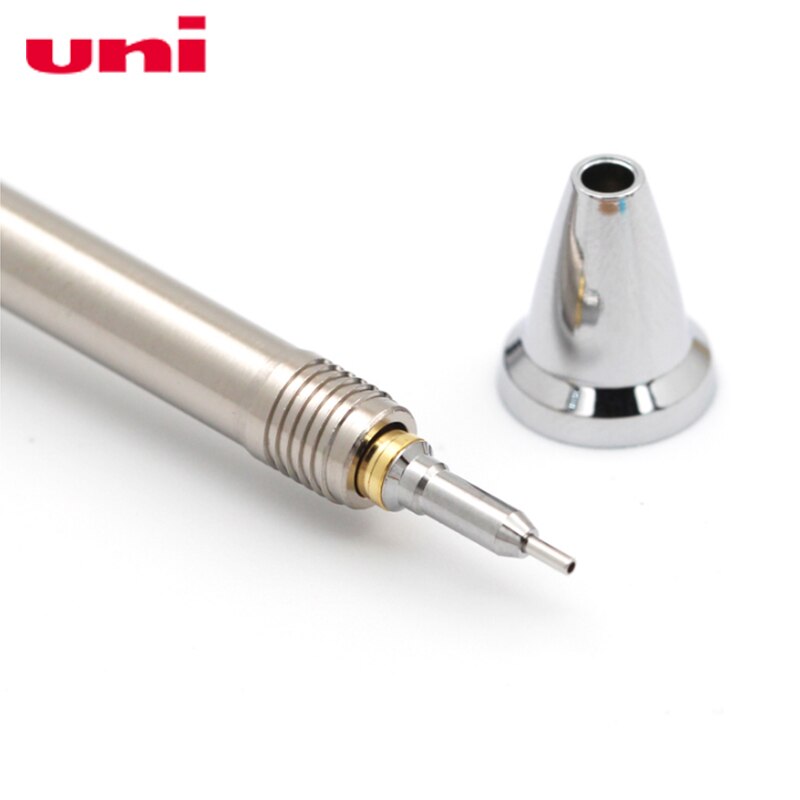 Une pièce Uni M5-858GG Alpha Gel Kuru Toga Rotation automatique de plomb avec Super poignée crayon mécanique-0.5mm