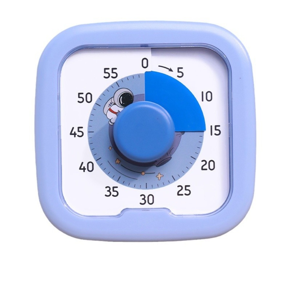 Leiser Betrieb, visueller Schreibtisch-Timer, Zeitmanagement, 60 Minuten Countdown-Timer mit Stand-Visualisierung, Küchentimer: Orange