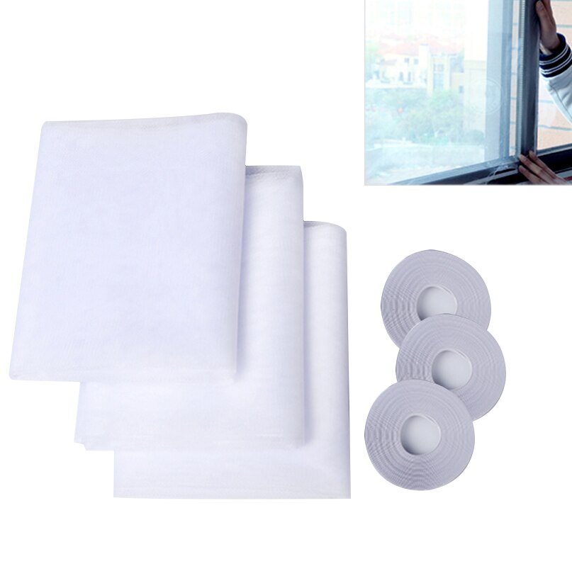1.3*1.5m/1.5*2m Mesh Window Portable Invisibility Free Of Punching Installation Insects Prevention Screen Window Pest Control