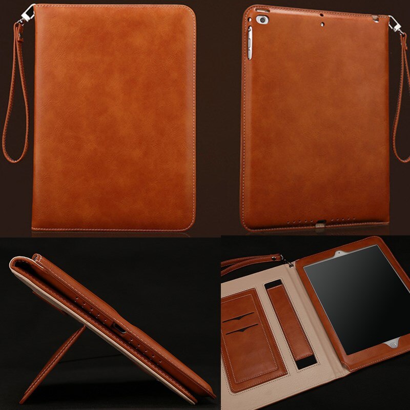 Pour IPad 9th 8th 7th 6th Génération Etui Luxe Cuir Portefeuille Tablette pour IPad 9.7 10.2 pour IPad 9 8 7 6 5 Air 2 1 Housse