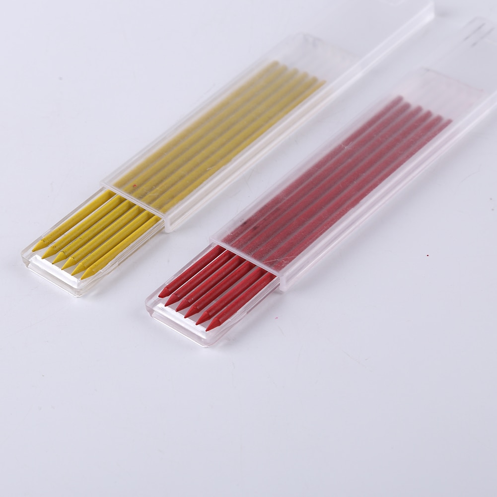 Automatic Drawing Making Scribing Woodworking Set with 36 Refill Built-in Sharpener Long Nosed Scriber