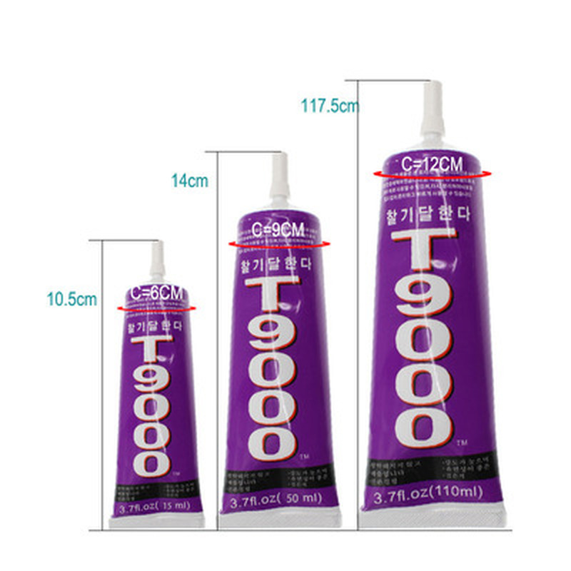Colle acrylique liquide transparente T9000, colle époxy plus forte, outil de réparation d&#39;écran tactile de téléphone