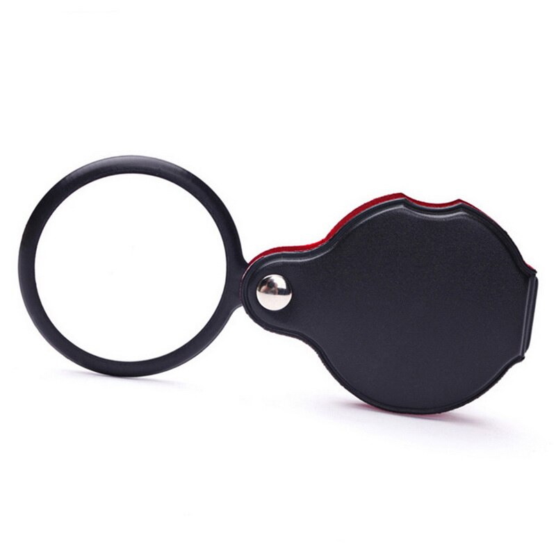 Mini Tasche 8X 50mm 5X 50mm Klapp Schmuck Lupe Vergrößerungs Augen Glas Lupe Linse