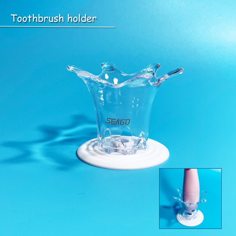Cepillo de dientes eléctrico para niños SEAGO, recargable, Sónico, cepillos suaves, luz LED, cepillo de dientes inteligente para 3-12 años de edad, resistente al agua