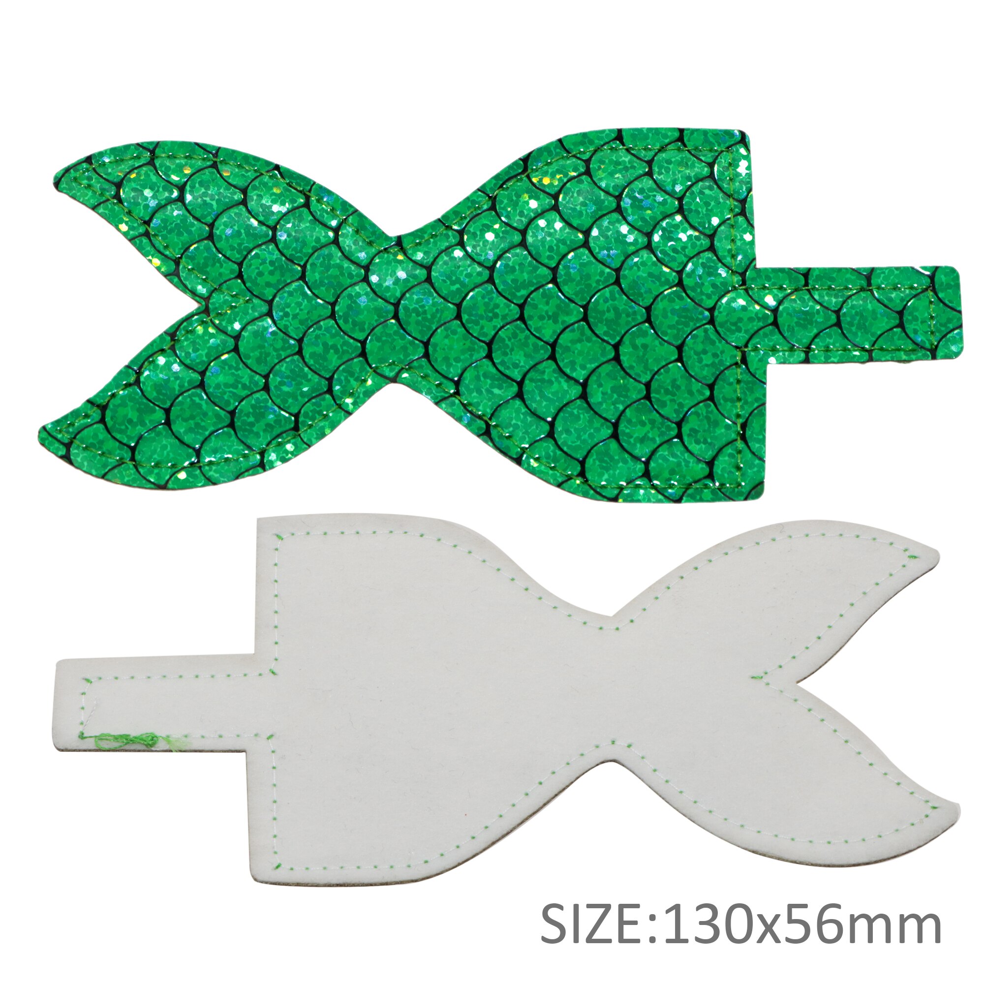 Faux Leather Hair Bows Pre Cut Shimmer Glitter Watermelon Unicorn Pattern Sheets 10pcs for DIY Baby Girls Hair Bows Making: 1132570001