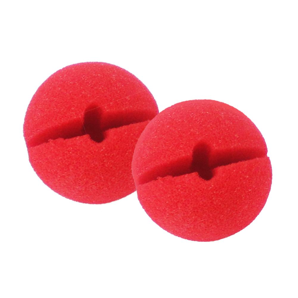 50Pcs Adorable Red Ball Foam Circus Clown Nose Comic Party Halloween Costume Magic Dress Wedding Tools Accessories