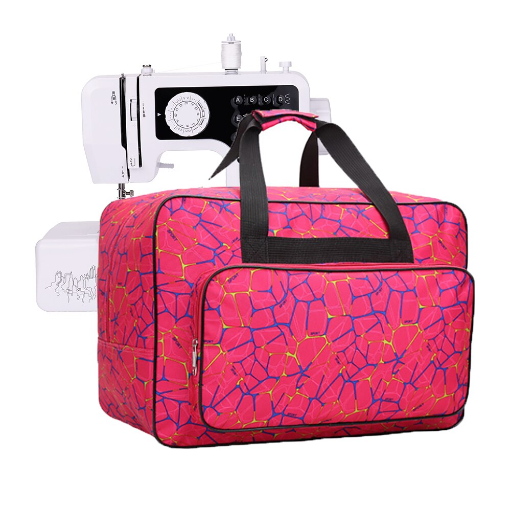 Bolsa para máquina de coser de gran capacidad Unisex, bolso de almacenamiento portátil de viaje, contenedor multifuncional, herramientas de tejer a mano, bolsas de ganchillo
