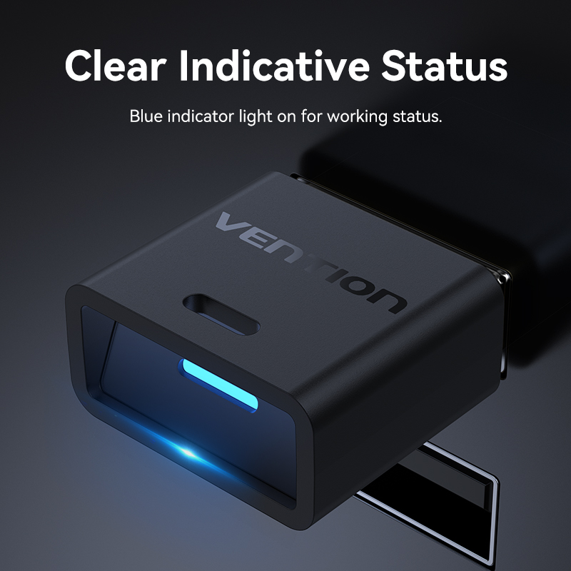 Vention Adattatore Bluetooth USB 5.3 5.4 Dongle per altoparlante per PC Mouse wireless Tastiera Ricevitore audio musicale Trasmettitore Bluetooth