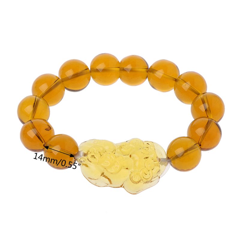 Feng Shui Gem Stone Wealth Pi Xiu Bracelet Attract Wealth and Good Luck