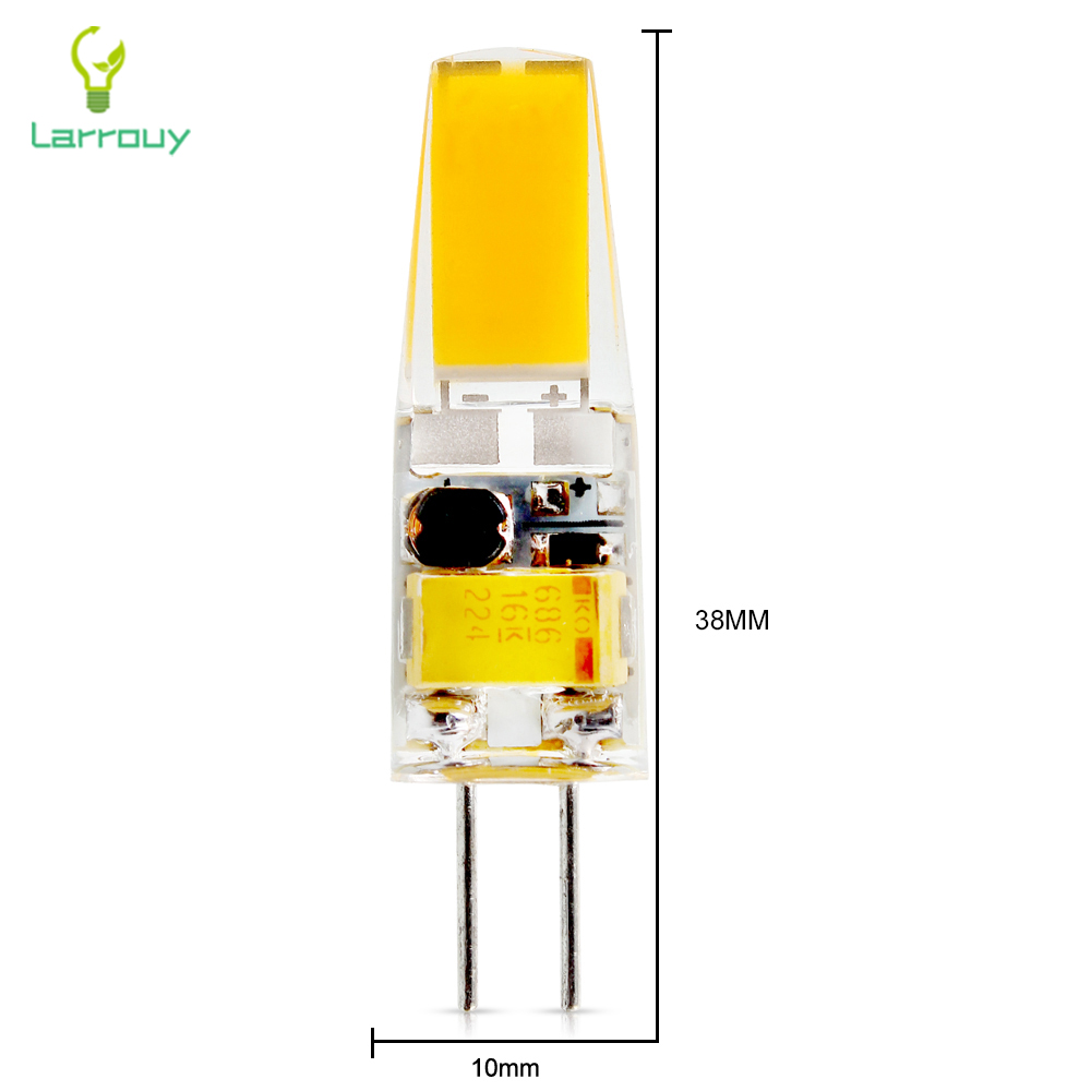 10 stks/partij G4 LED Lamp Dimbare AC/DC 12 V 3 W 6 W LED Mini G4 COB LED lamp 360 Stralingshoek Kroonluchter Lampen Vervangen Halogeen Licht